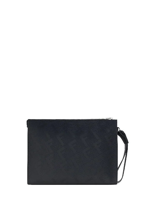 Fendi crossbody bags with a detachable ID holder for easy identificationFendi Men Clutch