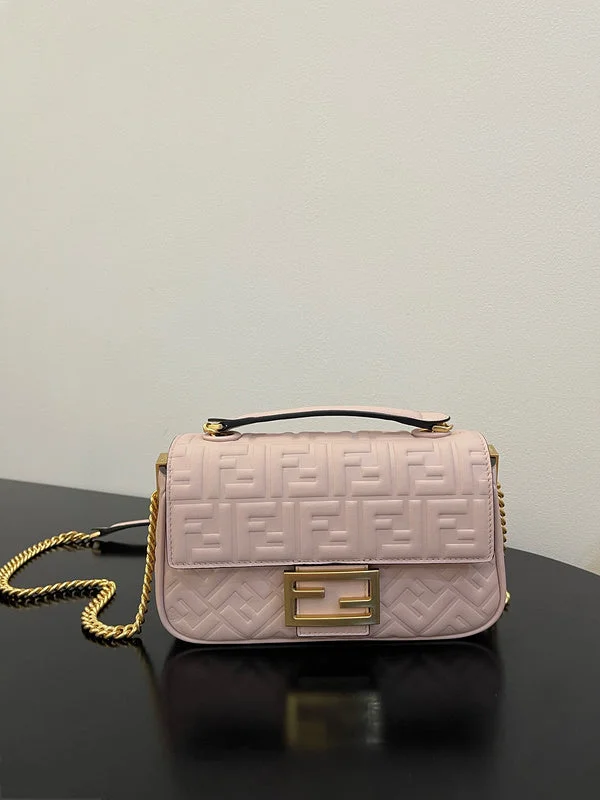 Fendi bags with a chain - link trim and a leather body for a modern and edgy lookWF - Fendi Bags - 276