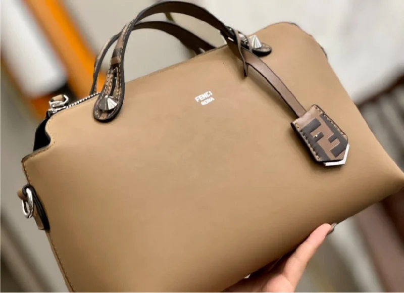 Fendi tote bags with a solar - powered charging panel for eco - friendly chargingWoman Fendi shoulder handbag