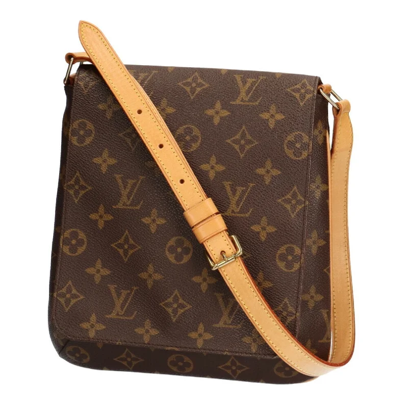 Louis Vuitton tote bags with a water - resistant coating for outdoor useLouis Vuitton Musette Salsa Monogram Shoulder Bag Brown Ladies