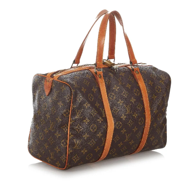 Louis Vuitton bags with a zip - around closure for enhanced securityLouis Vuitton Monogram Sac Souple 35 (26794)