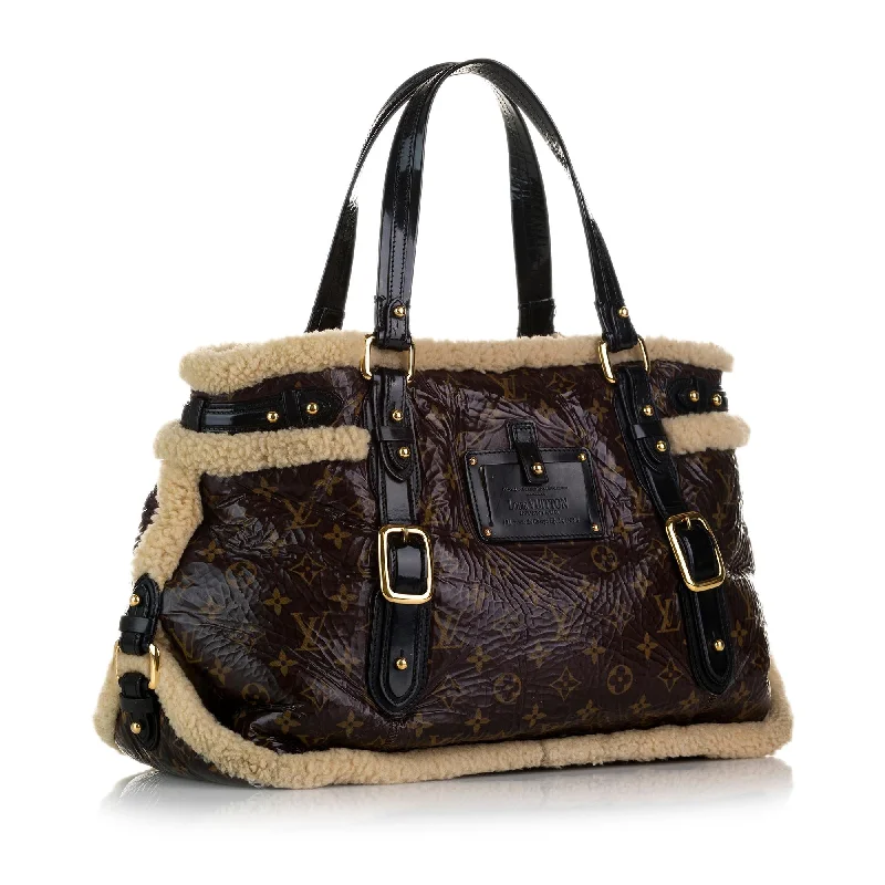 Louis Vuitton bags with a zippered interior pocket for better organizationLouis Vuitton Monogram Shearling Thunder (37132)