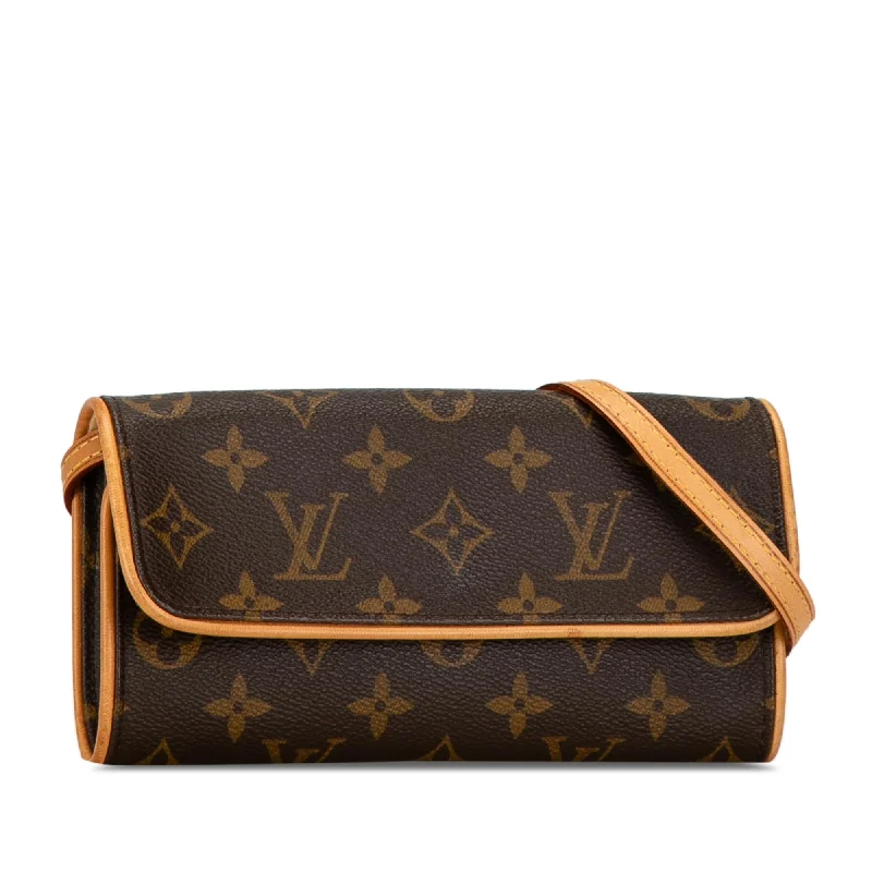 Louis Vuitton bags with a magnetic snap closure for easy accessLouis Vuitton Monogram Pochette Twin PM (FqK7Qd)