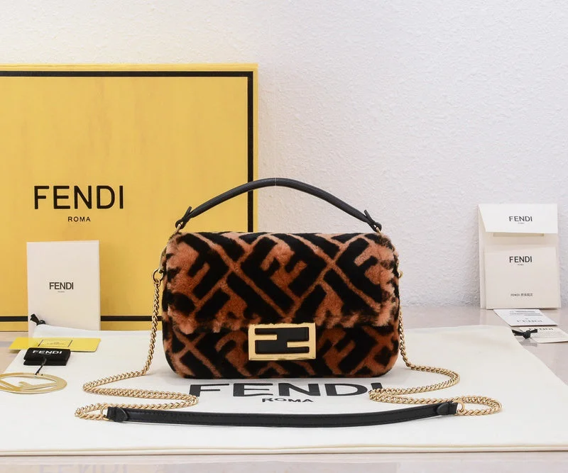 Fendi Sunshine Shopper bags with a contrast - stitched handle for a unique and stylish lookBC - FENDI BAGS - 1505