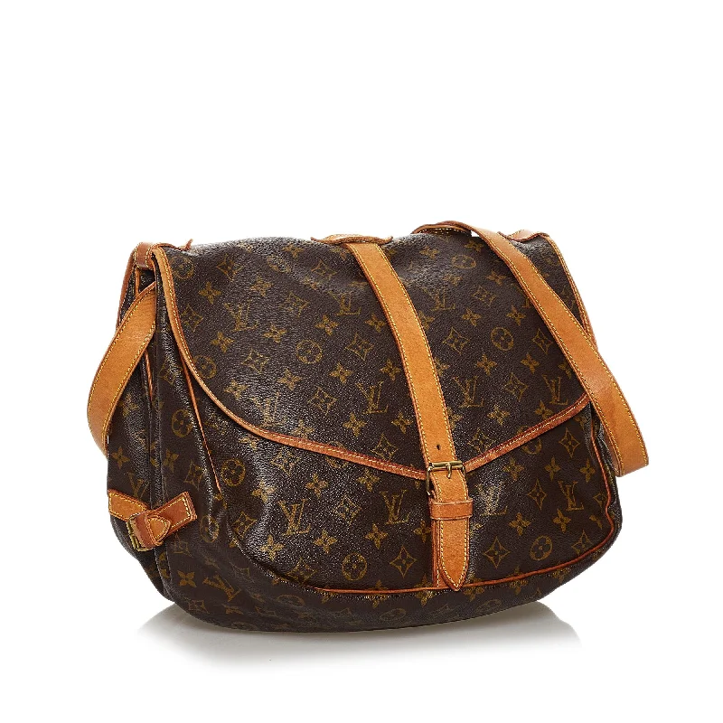 Louis Vuitton Twist bags with a crystal - embellished LV - turnlockLouis Vuitton Monogram Saumur 35 (30117)