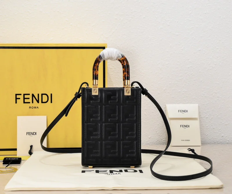 Fendi tote bags with a solar - powered charging panel for eco - friendly chargingBC - FENDI BAGS - 1492