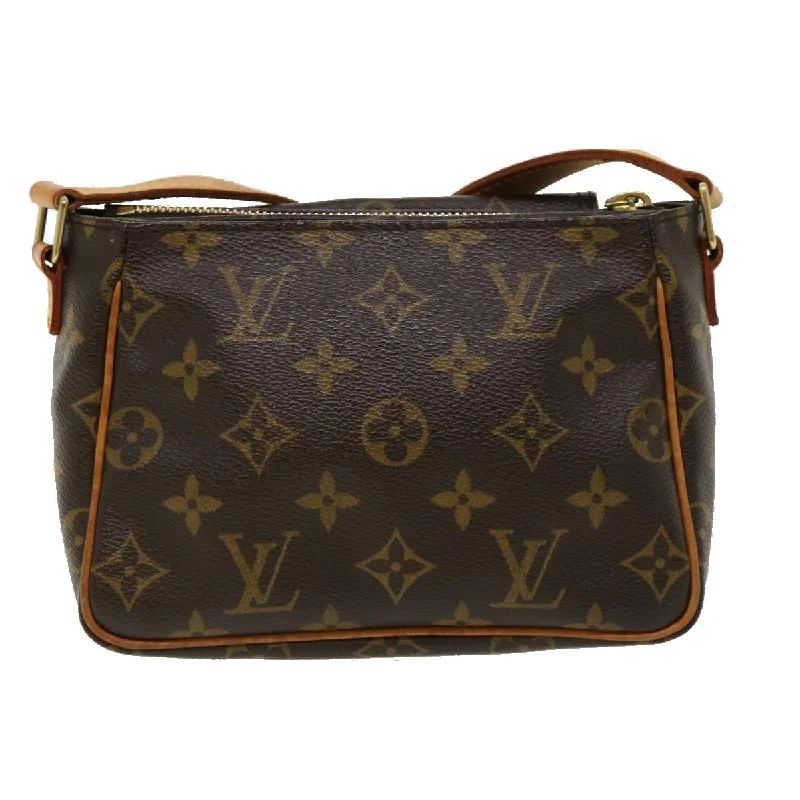 Louis Vuitton tote bags with a double - handle and shoulder - strap optionLOUIS VUITTON Monogram Viva Cite PM Shoulder Bag M51165 LV Auth am3140