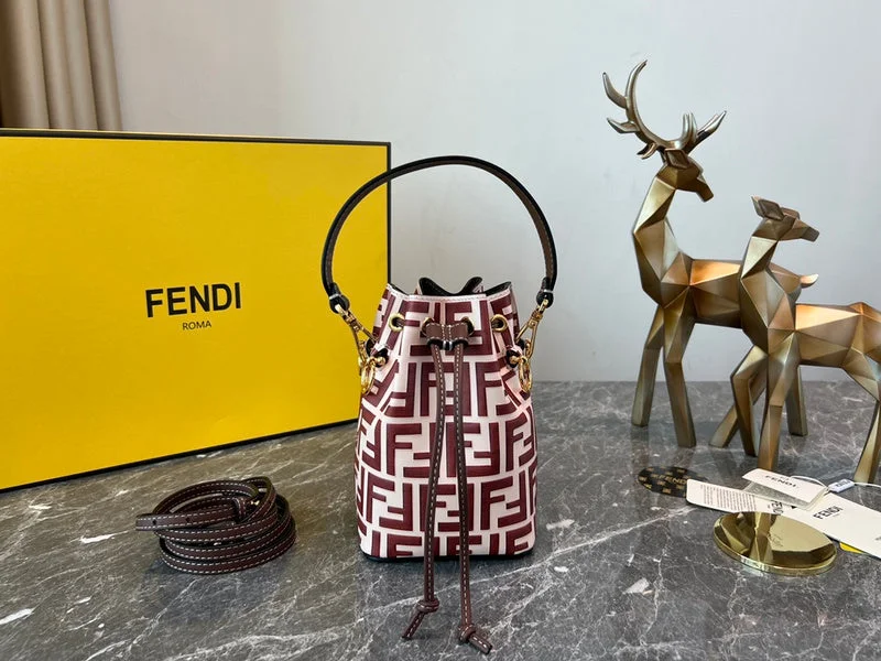 Fendi bags with a touch - screen - friendly pocket for using devices without taking them outBC - FENDI BAGS - 251