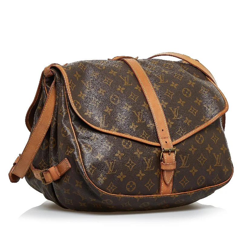 Louis Vuitton crossbody bags with a keychain holder for practicalityLouis Vuitton Monogram Saumur 35 (Hp526P)