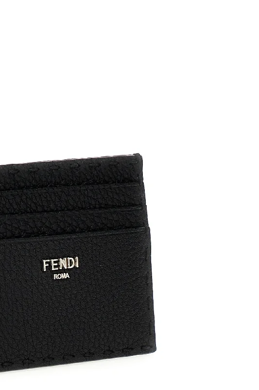 Fendi bags with a detachable mobile phone holder for on - the - go connectivityFendi Men Selleria Cardholder