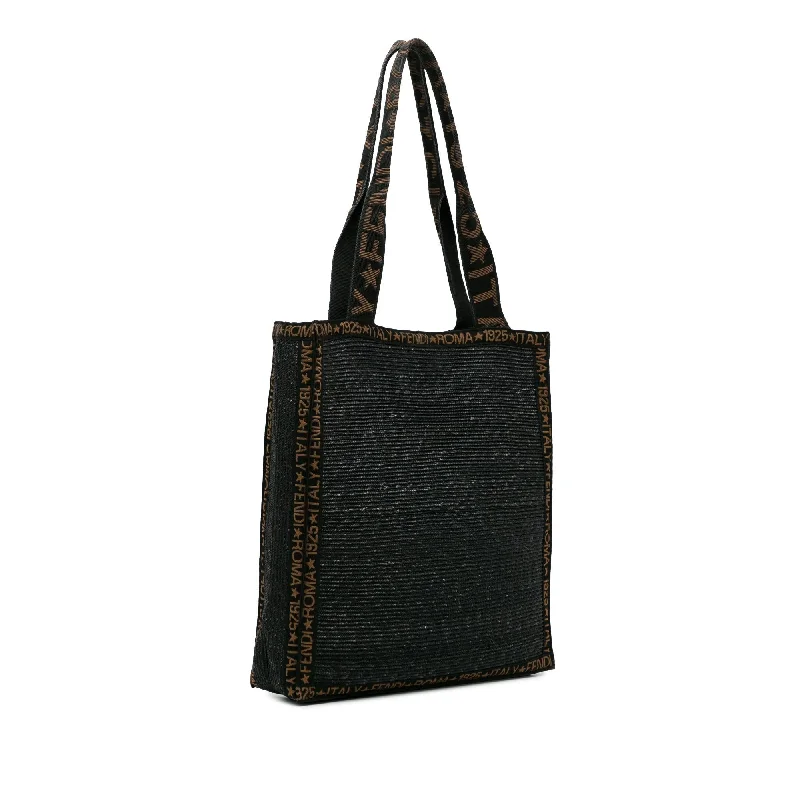 Fendi bags with a detachable tablet holder for using tablets on the goFendi Raffia Tote (SHG-jwWM2X)