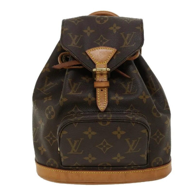 Ladies Louis Vuitton Capucines bags with gold - toned hardwareLouis Vuitton Montsouris Backpack