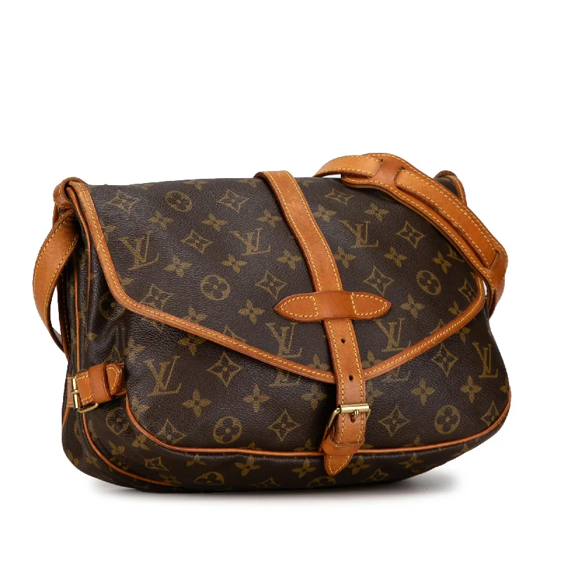 Louis Vuitton Alma bags featuring the signature top - handle designLouis Vuitton Monogram Saumur 30 (KQi7D5)