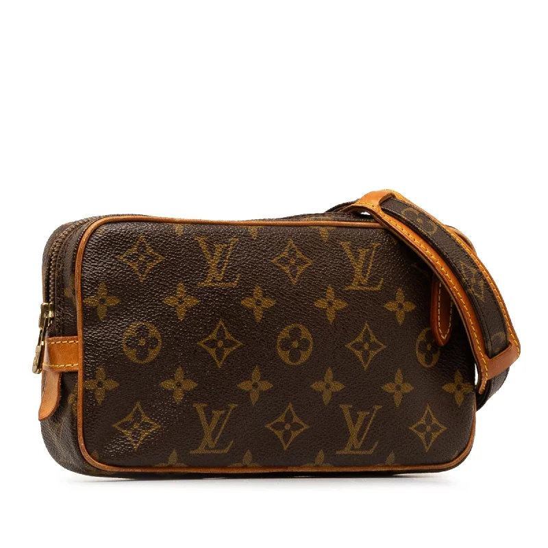 Louis Vuitton crossbody bags with a keychain holder for practicalityLouis Vuitton Monogram Pochette Marly Bandouliere (vSClvp)