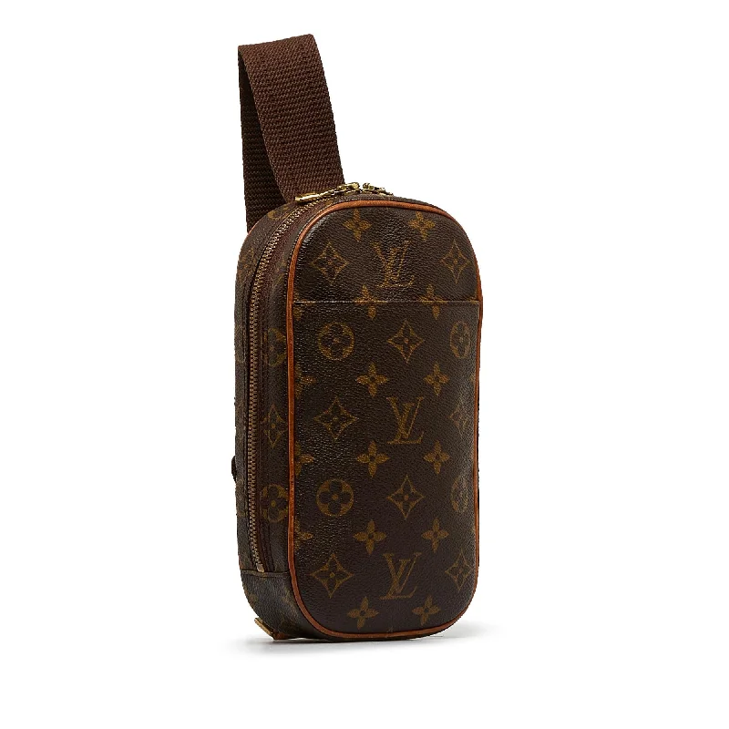 Louis Vuitton crossbody bags with a keychain holder for practicalityLouis Vuitton Monogram Pochette Gange (DH7krZ)