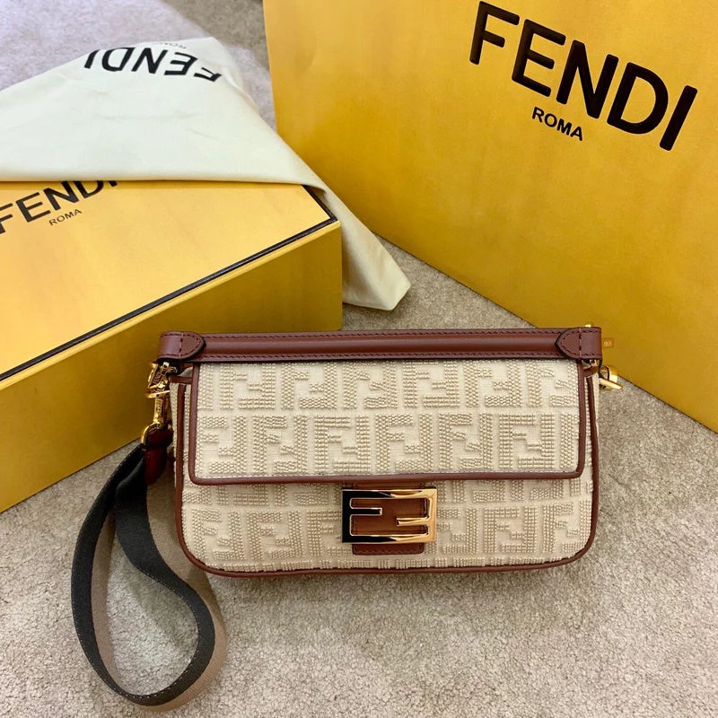 Fendi tote bags with a water - resistant lining for practicality during rainy daysBC - FENDI BAGS - 151