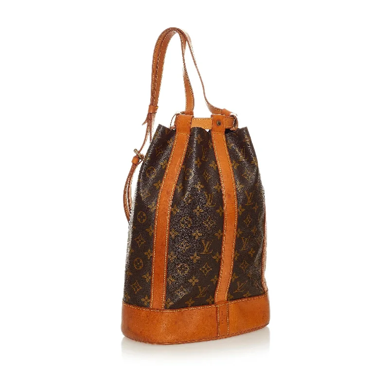 Louis Vuitton handbags with a back - zip pocket for storing valuablesLouis Vuitton Monogram Randonnee PM (27703)