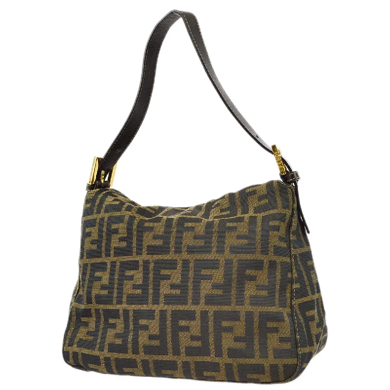 Fendi bags with a detachable tablet holder for using tablets on the goFendi Brown Zucca Handbag