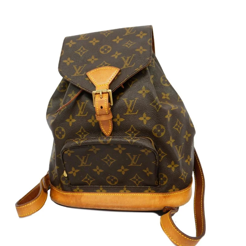 Louis Vuitton Alma bags featuring the signature top - handle designLOUIS VUITTON Montsouris MM Backpack