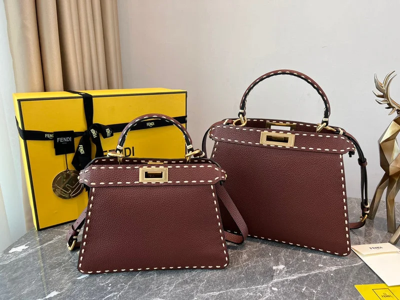 Fendi bags with a front - flap pocket and a turnlock for a classic and elegant aestheticBC - FENDI BAGS - 200