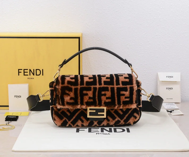 Fendi Baguette bags with a monogram - embossed leather surface for a luxurious feelBC - FENDI BAGS - 1504