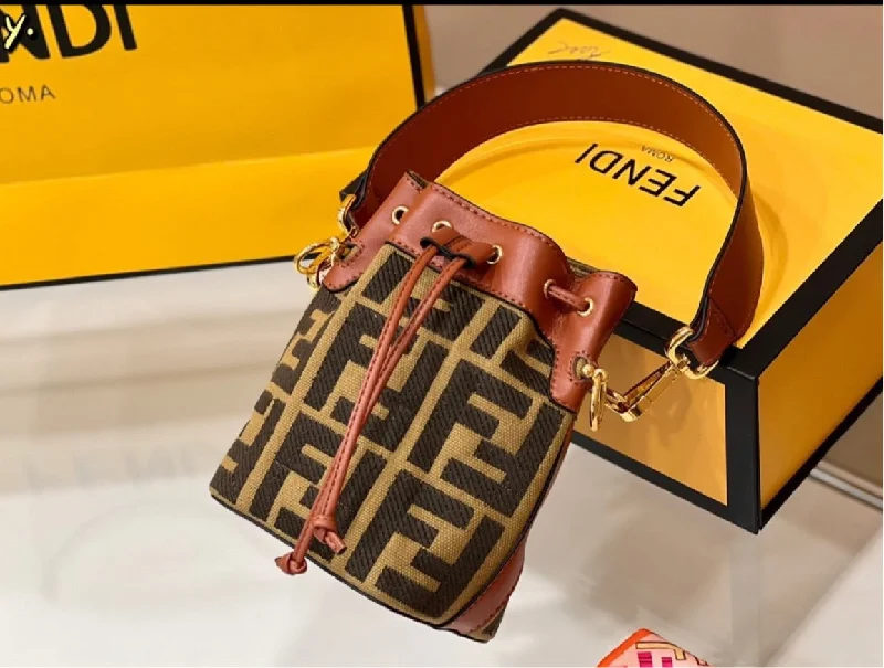 Fendi tote bags with a solar - powered charging panel for eco - friendly chargingNew Fendi woman handbag