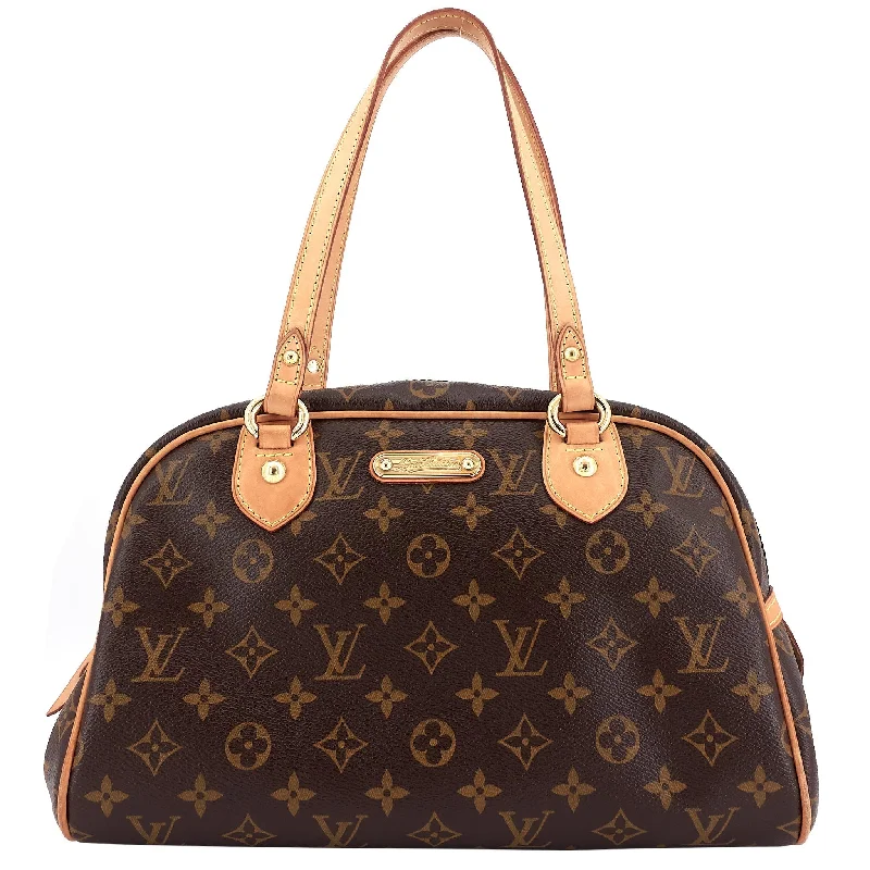 Medium - sized Louis Vuitton tote bags for work and shoppingLOUIS VUITTON Montorgueil PM Monogram Canvas Bag