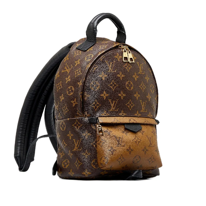 Ladies Louis Vuitton shoulder bags with a wide - width strap for comfortLouis Vuitton Monogram Reverse Palm Springs PM (YqLHt3)