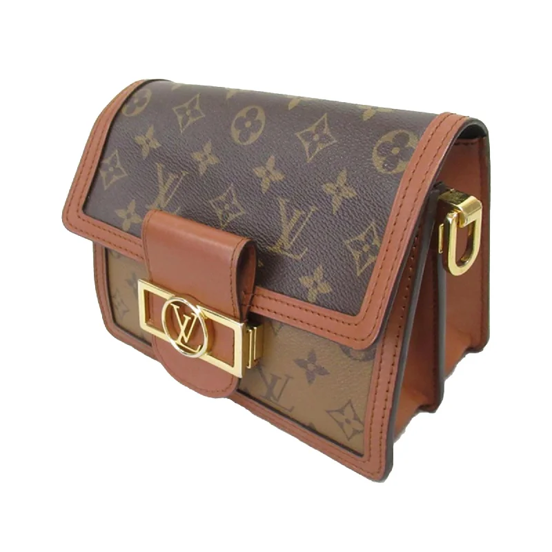 Louis Vuitton bags with a detachable mobile phone holder for convenienceLouis Vuitton Monogram Reverse Mini Dauphine (VeowYJ)