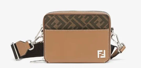 Fendi bags with a detachable mirror inside for quick touch - ups and groomingFendi Men Shoulder Bags