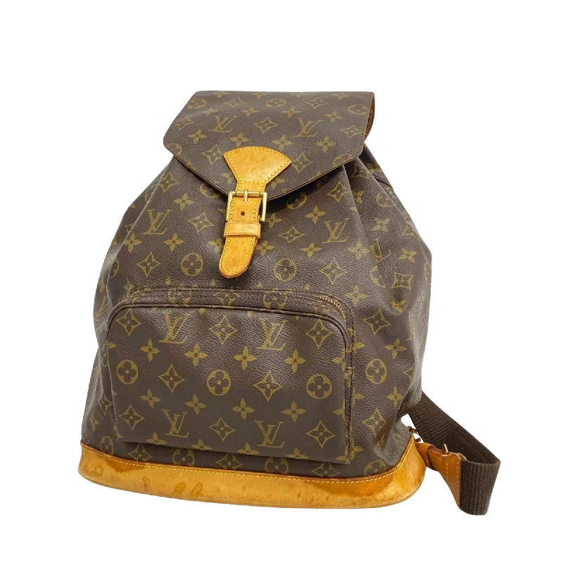 Louis Vuitton Twist bags with a contrast - colored interior for visual interestLOUIS VUITTON Montsouris GM Backpack