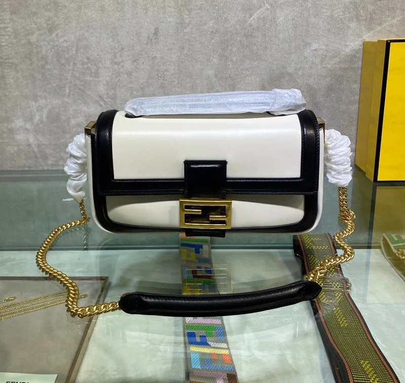 Fendi crossbody bags with a woven leather strap for a unique texture and visual appealWF - Fendi Bags - 254