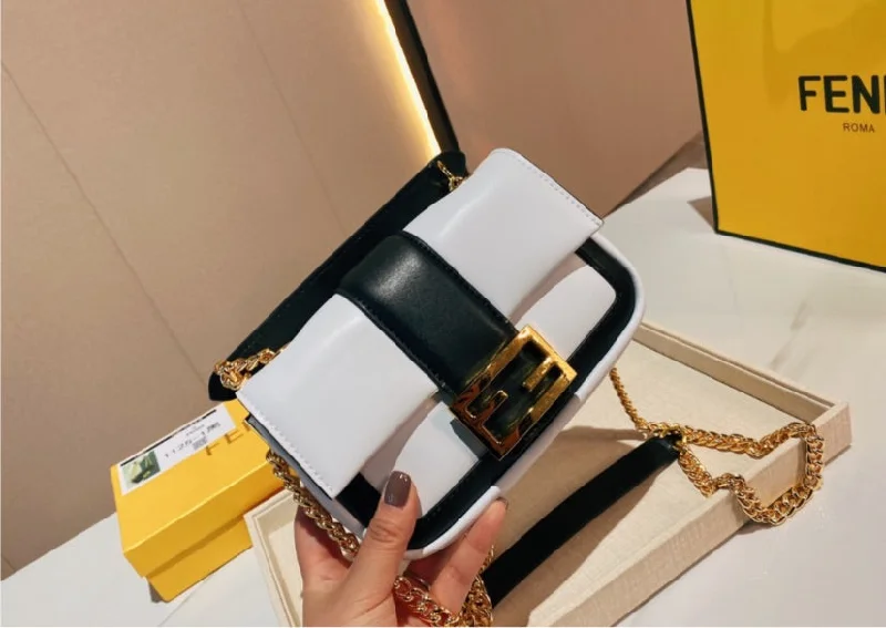 Fendi bags with a front - zip pocket for small items such as lip balm and earphonesNew woman Fendi handbag