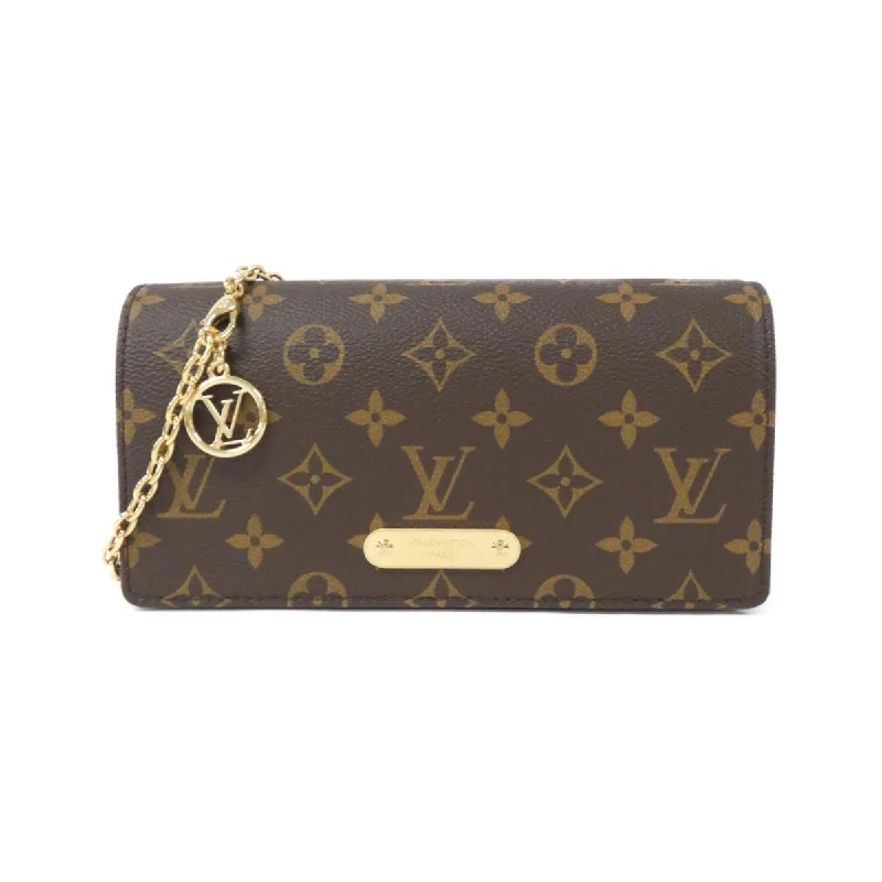 Louis Vuitton backpacks with a padded laptop compartment for travelLouis Vuitton Monogram Wallet on Chain Lilly M82509 Bag