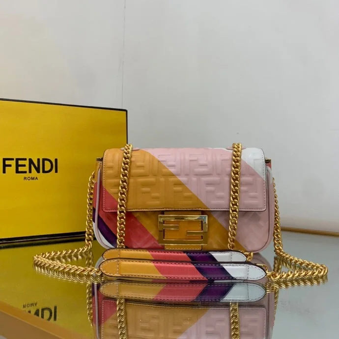 Fendi handbags with a perforated leather detail for a breathable and unique designBC - FENDI BAGS - 263