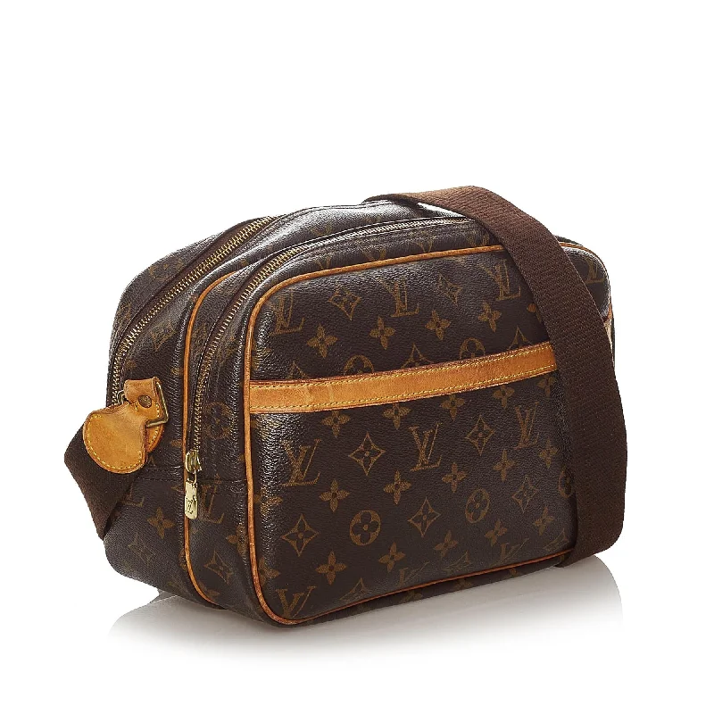 Louis Vuitton backpacks with a padded back panel for comfort during long - wearLouis Vuitton Monogram Reporter PM (27878)