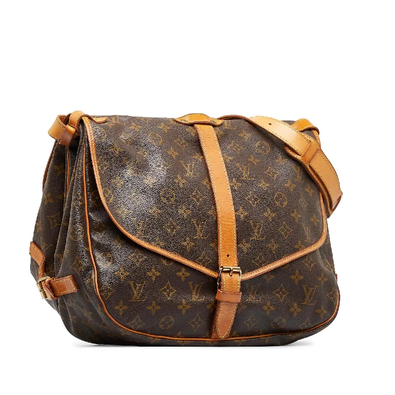 Louis Vuitton Alma bags with a detachable shoulder strap for versatilityLouis Vuitton Monogram Saumur 30 (uxwITh)