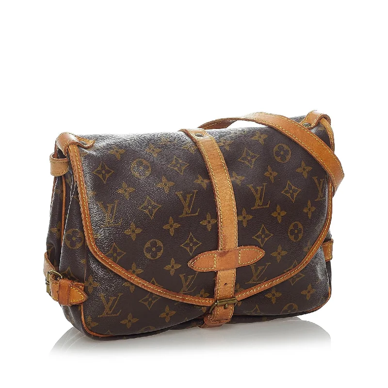 Louis Vuitton Twist bags with a snakeskin - effect panel for a bold lookLouis Vuitton Monogram Saumur 30 (30655)