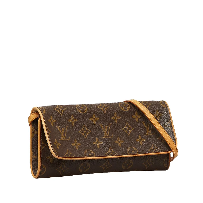 Louis Vuitton Alma bags with a monogram - embossed leather surfaceLouis Vuitton Monogram Pochette Twin GM (p2aaUx)