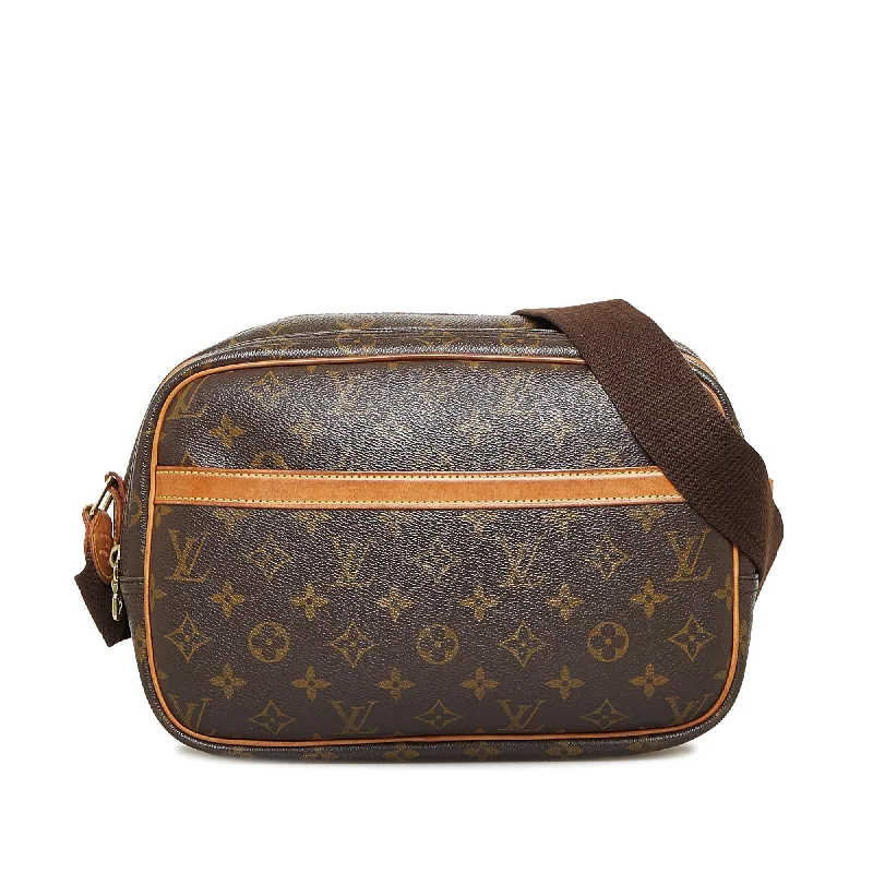 Louis Vuitton backpacks with a padded back panel for comfort during long - wearLouis Vuitton Monogram Reporter PM (92x4Kj)