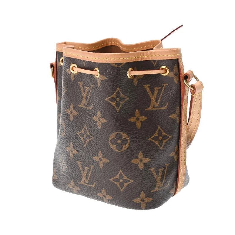 Louis Vuitton Alma bags with a detachable shoulder strap for versatilityLouis Vuitton Nanonoe Brown Shoulder Bag