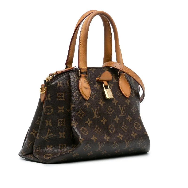 Louis Vuitton Twist bags with a contrast - colored interior for visual interestLouis Vuitton Monogram Rivoli PM (1IC5qP)