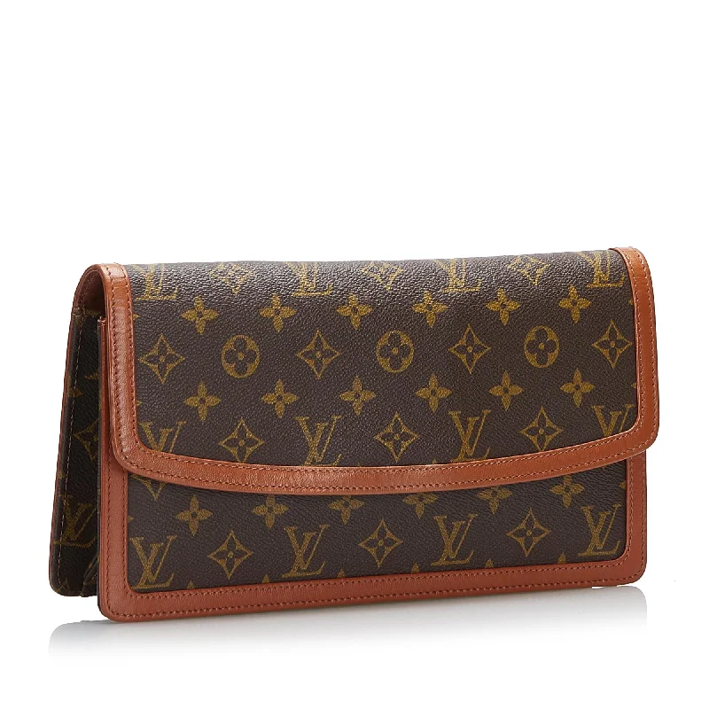 Ladies Louis Vuitton handbags with a detachable coin purse insideLouis Vuitton Monogram Pochette Dame GM (37858)