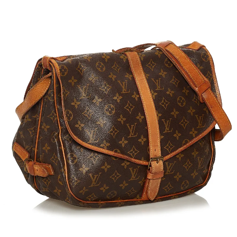 Louis Vuitton Twist bags with a snakeskin - effect panel for a bold lookLouis Vuitton Monogram Saumur 35 (28463)