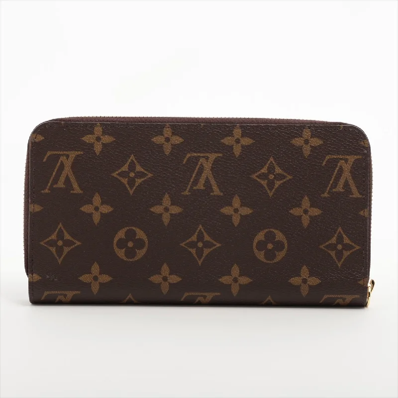 Ladies Louis Vuitton shoulder bags with a wide - width strap for comfortLouis Vuitton Monogram Zippy Wallet M42616