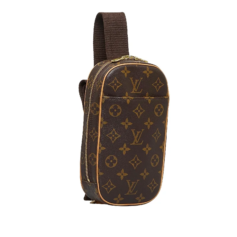 Louis Vuitton Twist bags with a crystal - embellished LV - turnlockLouis Vuitton Monogram Pochette Gange (l2cetC)