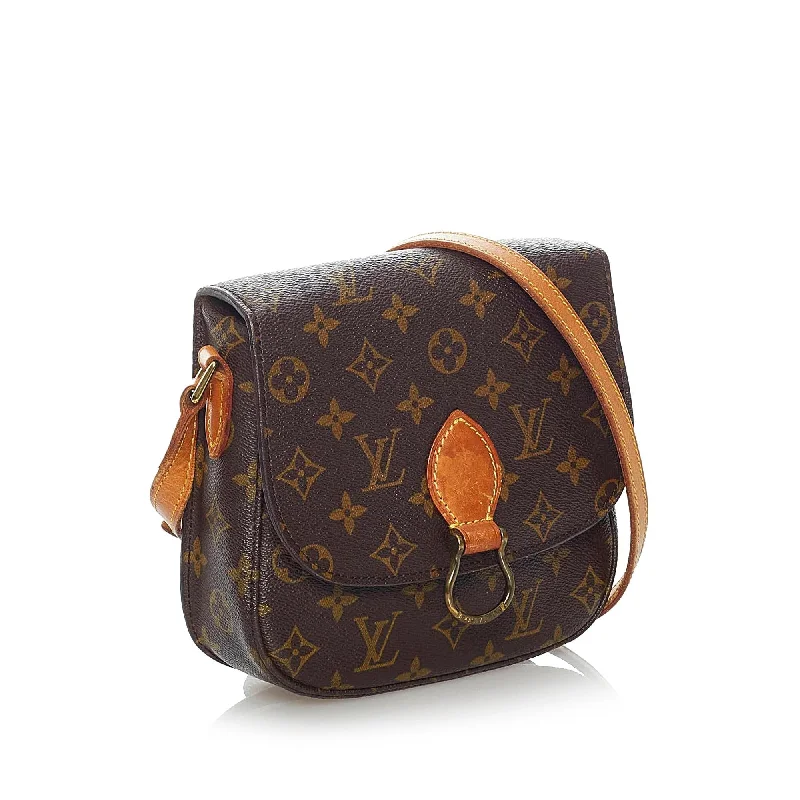 Louis Vuitton crossbody bags with a woven leather strap for textureLouis Vuitton Monogram Saint Cloud MM (31062)