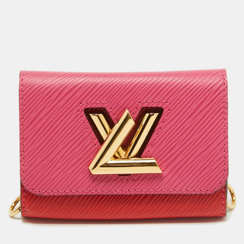 Louis Vuitton bags with a front - flap pocket for quick - access itemsLouis Vuitton Multicolor Epi Leather Twist Compact Wallet