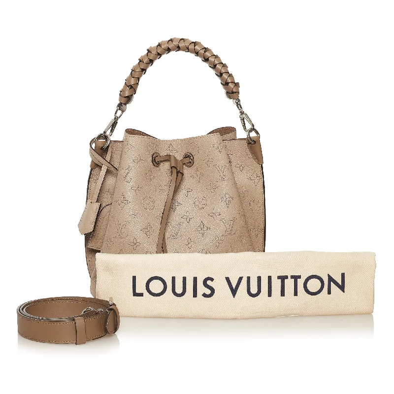 Louis Vuitton backpacks with a sleek, minimalist design for styleLouis Vuitton Muria Beige Monogram Mahina