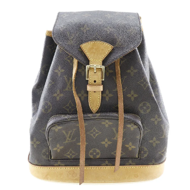 Louis Vuitton handbags with a beaded trim for a touch of glamourLOUIS VUITTON Montsouris Backpack